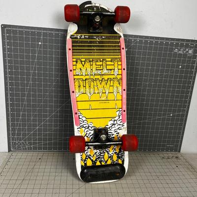 VALTERRA Melt Down Vintage Skateboard 