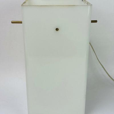  mid century modern designer SQUARE GLASS PENDANT LAMP 