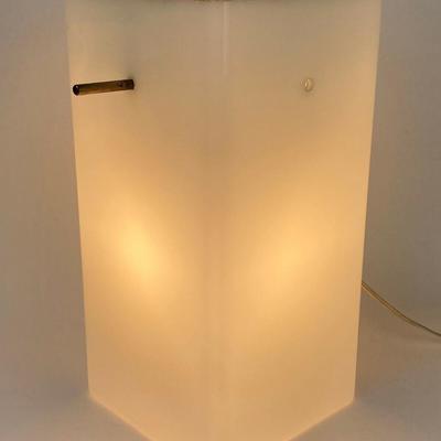  mid century modern designer SQUARE GLASS PENDANT LAMP 