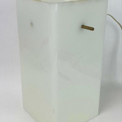  mid century modern designer SQUARE GLASS PENDANT LAMP 