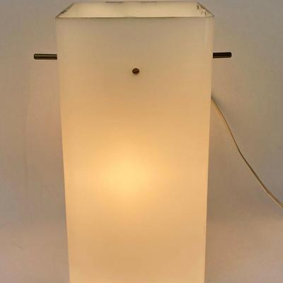  mid century modern designer SQUARE GLASS PENDANT LAMP 