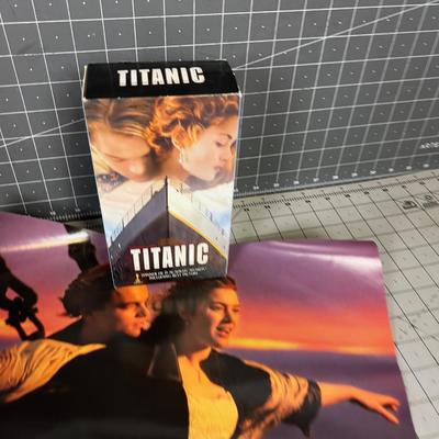 Titanic VHS and Poster 