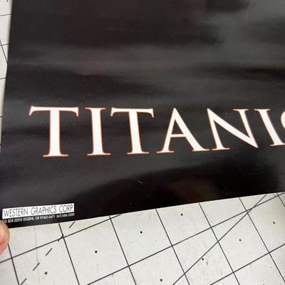 Titanic VHS and Poster 