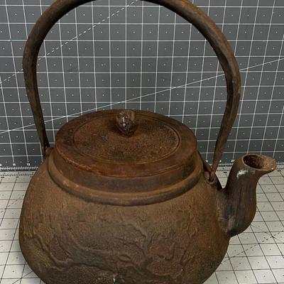 Cast Iron Extra Large Tea Pot