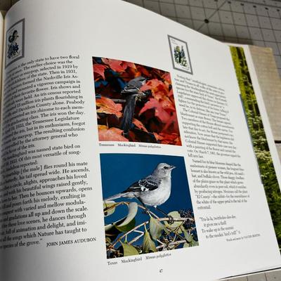 Birds and Flower of the 50 States commemorative Stamp Book 