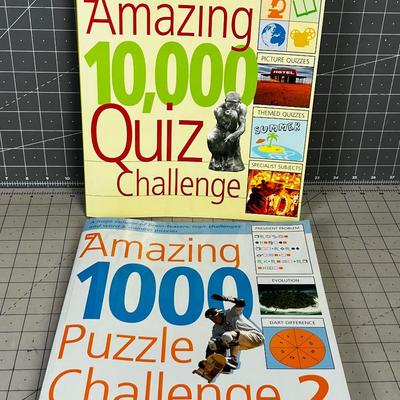 1000 Quiz and Challenge Books, NEW 