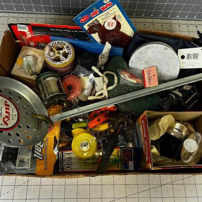 Lot of FISHING: Lures, Reels, Line Plus more