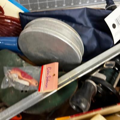 Lot of FISHING: Lures, Reels, Line Plus more