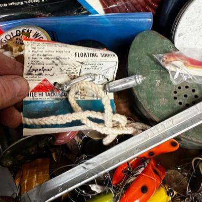 Lot of FISHING: Lures, Reels, Line Plus more