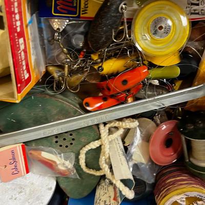 Lot of FISHING: Lures, Reels, Line Plus more
