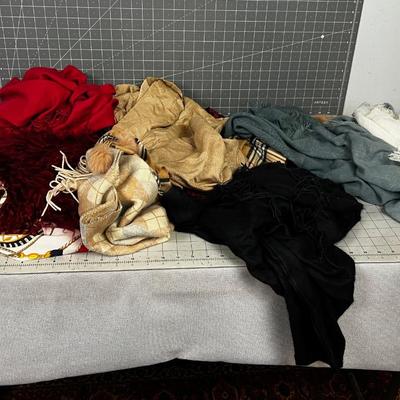 Large lot of Scarfs; Mostly Winter