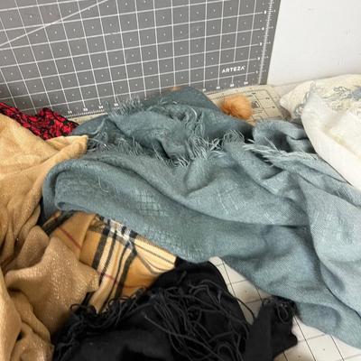 Large lot of Scarfs; Mostly Winter