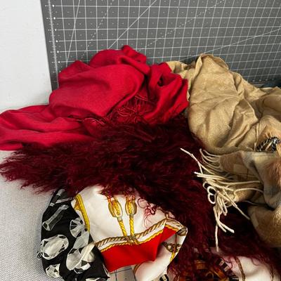 Large lot of Scarfs; Mostly Winter