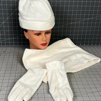 Scarf, Gloves and Hat SET, St. Johns Bay, Fleece 