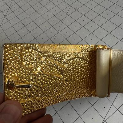 Deborah Roberts Rabbit Buckle Brass Belt