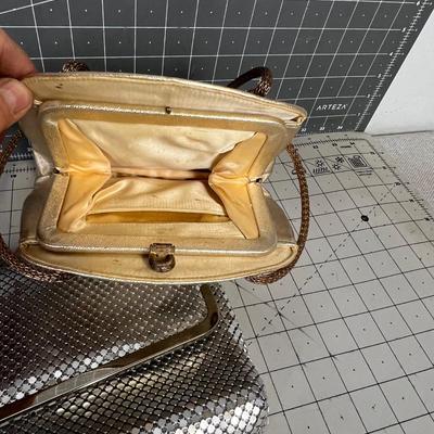 (3) Vintage Silver & Gold Purses