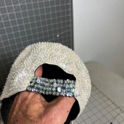2 Sequined Sparkly Hats 