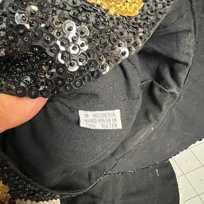 2 Sequined Sparkly Hats 