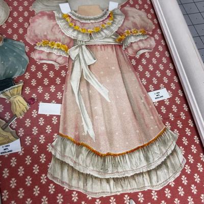 Framed Paper Dolls with Outfits