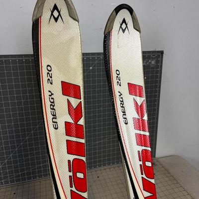 Volkl Energy Skis with Marker Bindings