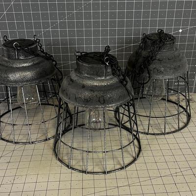 3 Cage Solar Lights 