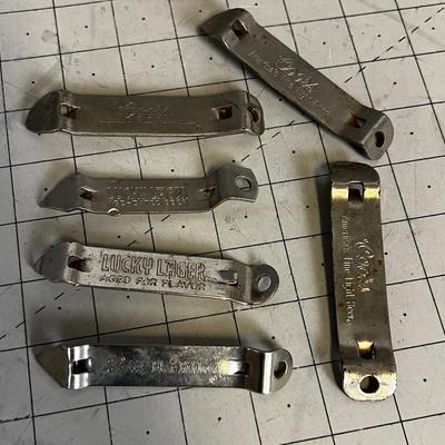 Church Key Can Openers: Lucky, Pabst, Coors