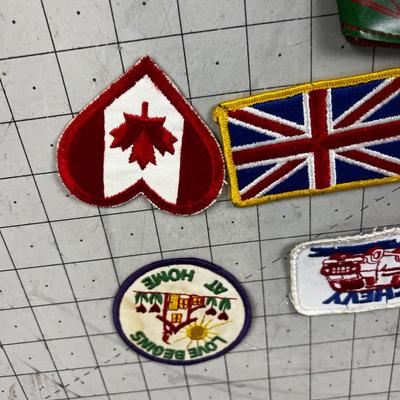 Patches, including the Iconic Band "BAY CITY ROLLERS" 