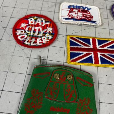 Patches, including the Iconic Band "BAY CITY ROLLERS" 