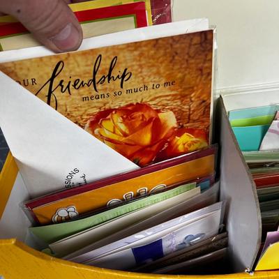 Box of un-used Greeting Cards