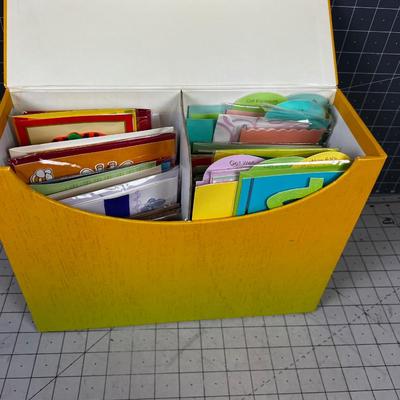Box of un-used Greeting Cards