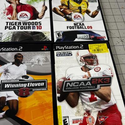 9 Play Station 2 GAMES, All Sports Related