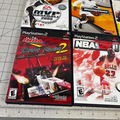 9 Play Station 2 GAMES, All Sports Related