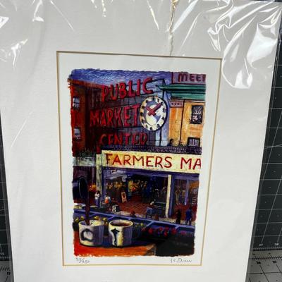 Kim Drew ART PRINT Public Market