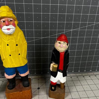 Carved Fisherman (3) 