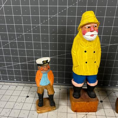Carved Fisherman (3) 