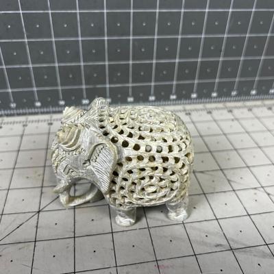 Carved Soap Stone Elephant 