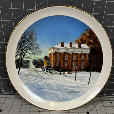 Utah Limited Edition Collectors Plate from Utah Territory CAPITAL Filmore, Utah