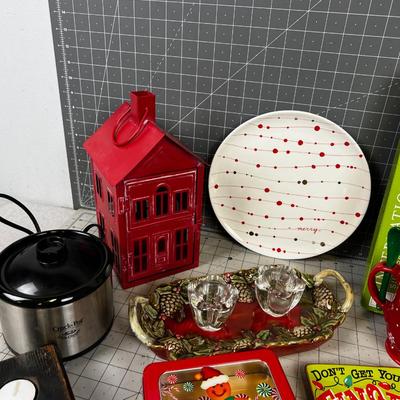 Large Ceramic Christmas LOT 