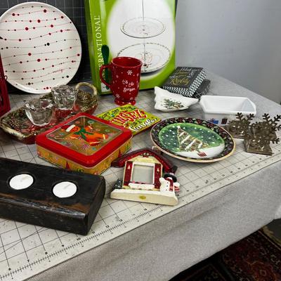 Large Ceramic Christmas LOT 