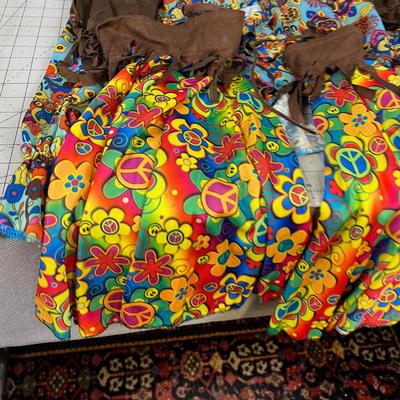 Hippie Outfit Top and Leggings plus Accessories 