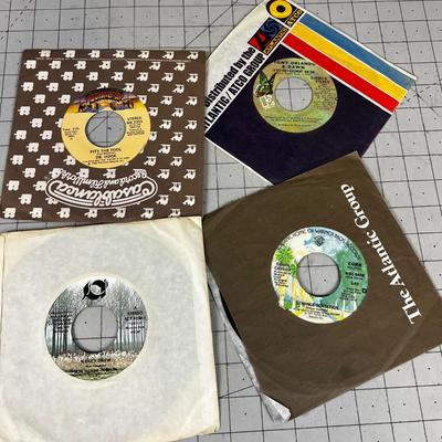 (4) With Sleeves, 45 Records from the 70's; Shawn Cassidy, Toni Orlando and Dawn ETC.