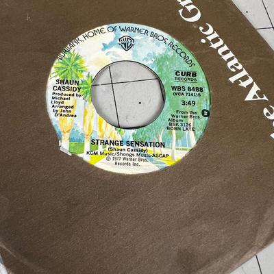 (4) With Sleeves, 45 Records from the 70's; Shawn Cassidy, Toni Orlando and Dawn ETC.