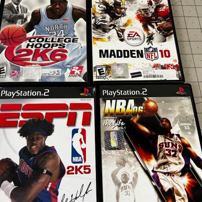 (9) Sporting Play Station 2 Games 
