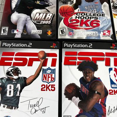 (9) Sporting Play Station 2 Games 