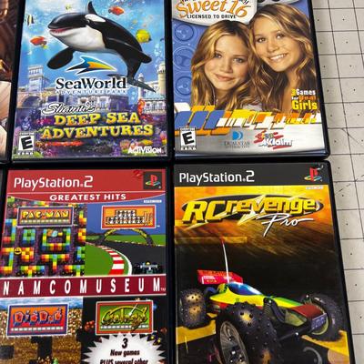 (9) Children "rated E for Everyone" Play Station 2 Games 