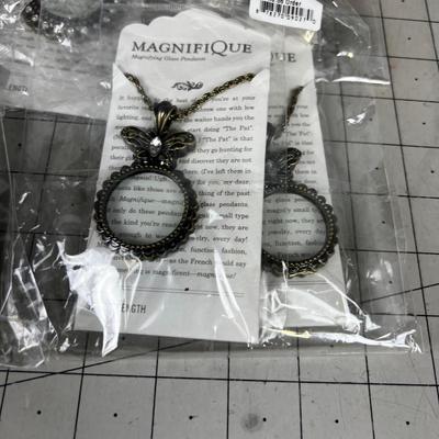 1 dozen Magnifying Glass Necklaces