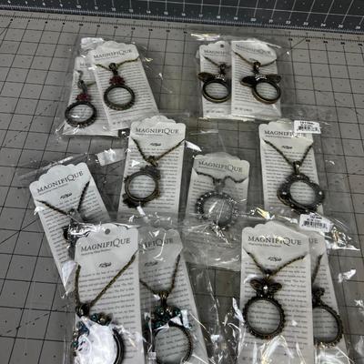 1 dozen Magnifying Glass Necklaces