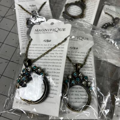 1 dozen Magnifying Glass Necklaces