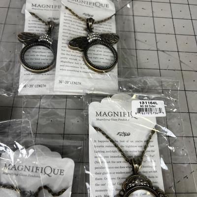 1 dozen Magnifying Glass Necklaces