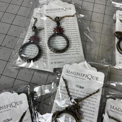 1 dozen Magnifying Glass Necklaces